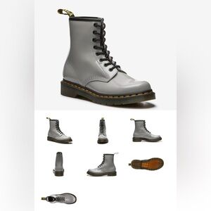 DR. MARTENS 1460 WOMEN'S PATENT LEATHER LACE UP BOOTS (orig $170)